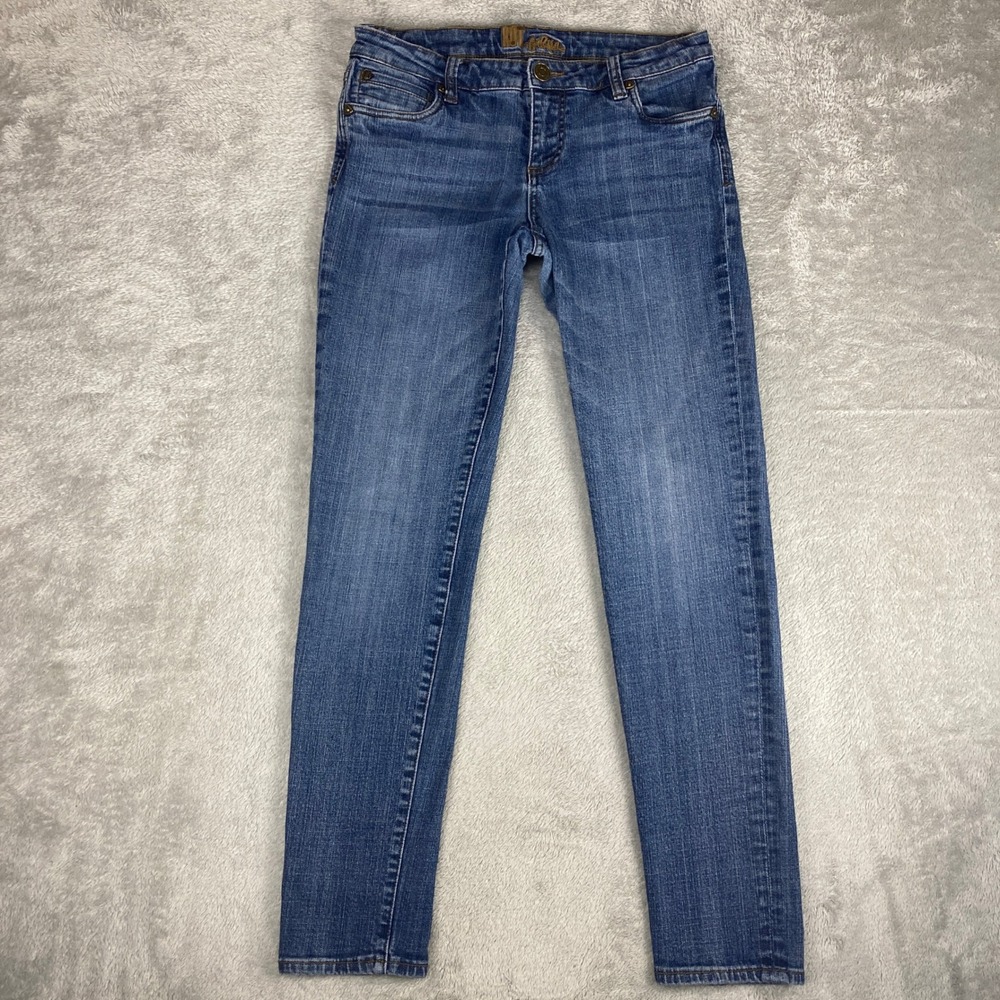 Kut from the Kloth Womens Skinny Jeans Medium Wash Stretch Denim Size 6